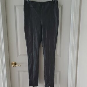 New! Express Black Faux Leather Leggings Size M